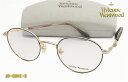 【VivienneWestwood】ヴィヴィアン ウエストウッド 眼鏡 メガネ フレーム 40-0001-3 ボストン 伊達眼鏡にもOK （度入り対応/フィット調整対応/送料無料【smtb-KD】