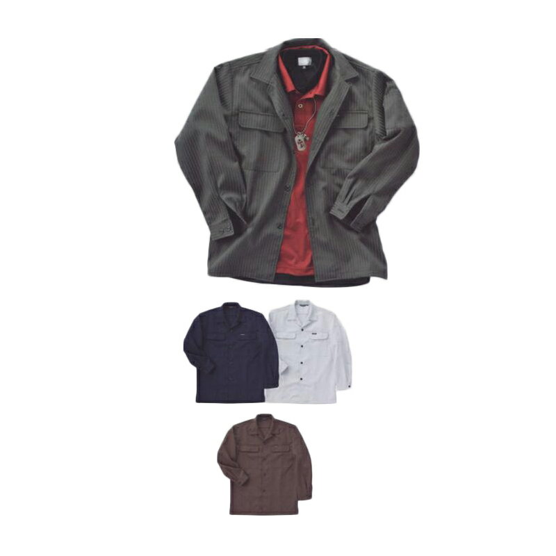 長袖シャツ　7160　125　M～5L　寅壱　4L