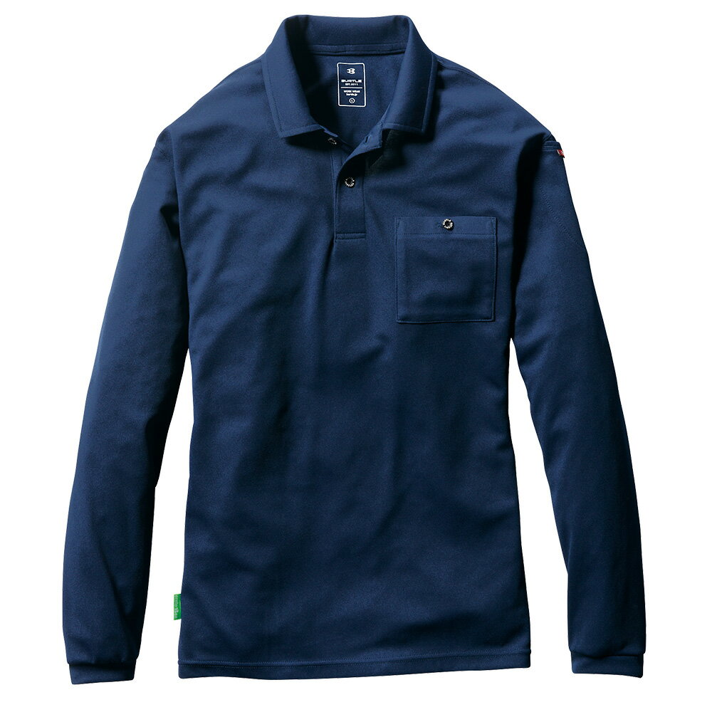 BURTLE165 バートル 長袖ポロシャツ（ユニセックス） SS～3XL