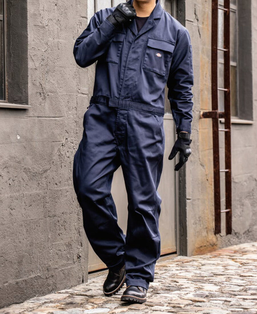 DICKIESD-766 ディッキーズ T/Cストレッチツナギ SS～5L 2