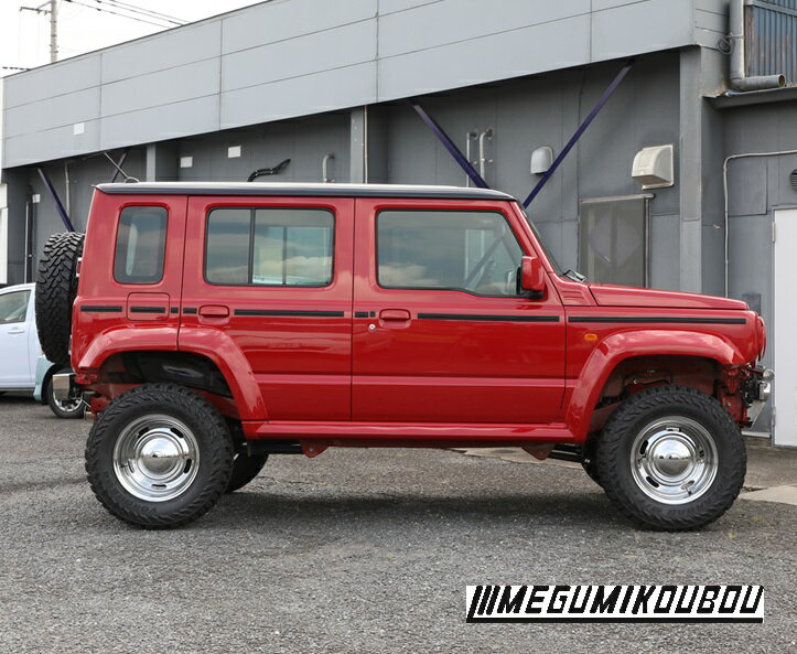 ジムニーノマド5枚ドア用　Gモール ブラックメッキ　JC74 カスタム 外装 パーツ モール