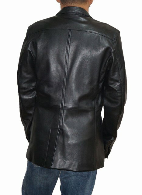 ハイダウェイ HIDEWAYS BLACK by NICOLE レザージャケット テーラード ラムレザー 黒 ニコル メンズ ブラック 本革 羊皮 秋物 冬物 羊革