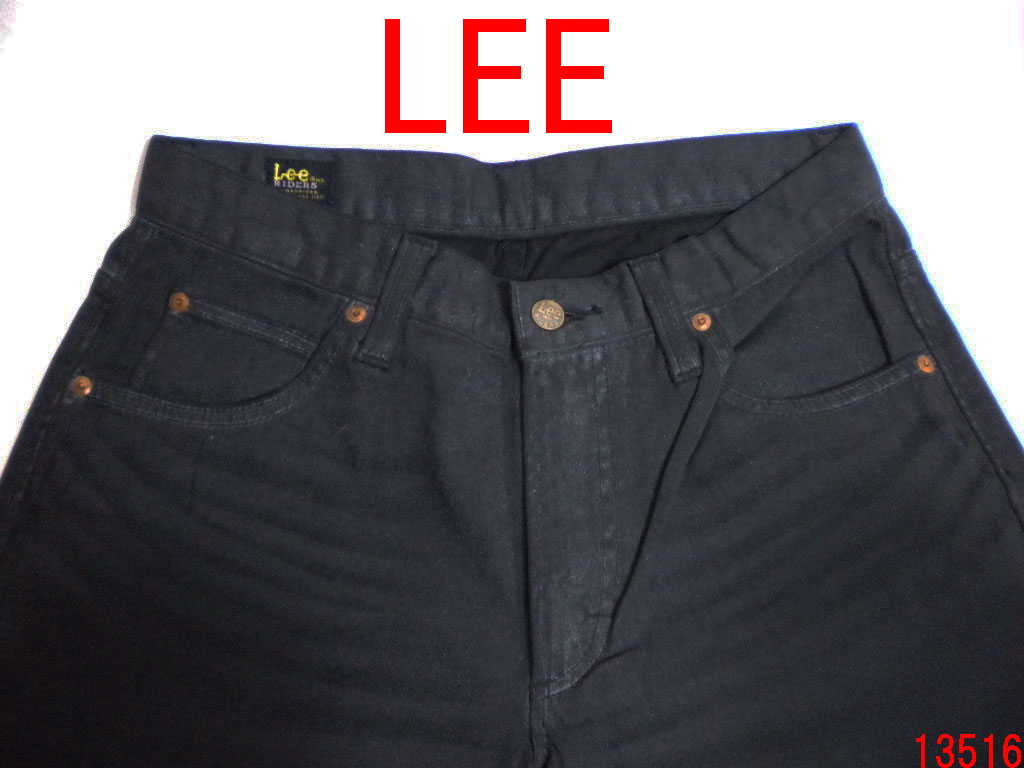 美品 ♪★ リー　 LEE　RIDERS パンツ　黒色 サイズM ★ 13516w