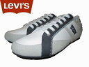 ◆新品 リーバイス 本革レザースニーカー白// ■