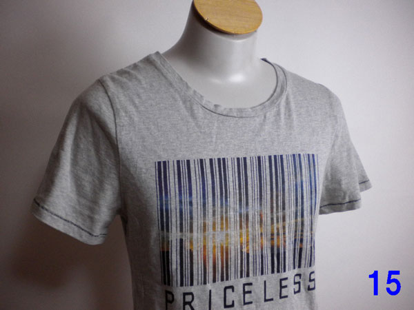 訳あり♪新品 ノーブランド 半袖Tシャツ グレー 15 ◆サンプル