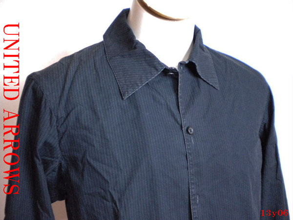 Chambray Shirts - 美品 ♪★ユナイテッドアローズ 長袖シャツ　薄紺系　M ★13y06