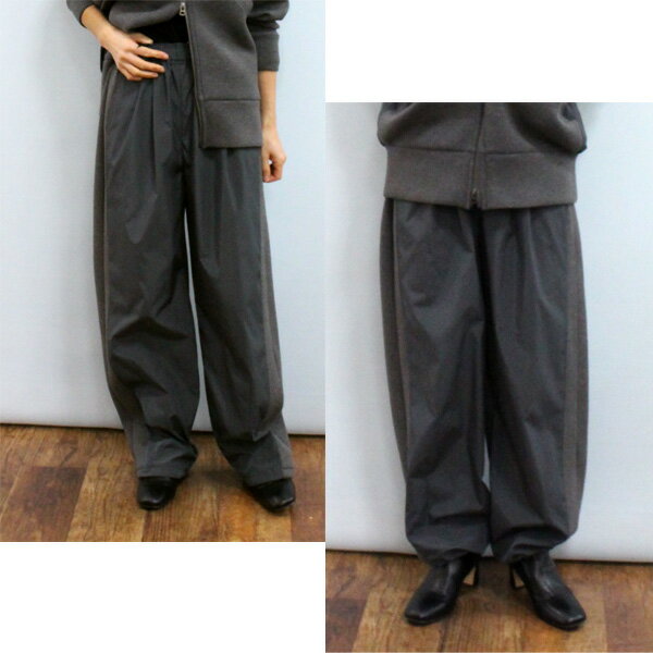 MOOLA KALAH モーラカーラ 825402 ダブルニット カーブ パンツ