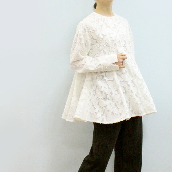 Long-Sleeved - CEaRET FROM ara ara シーレット フロム アラアラ 254018 レース フレア ボリューム トップス