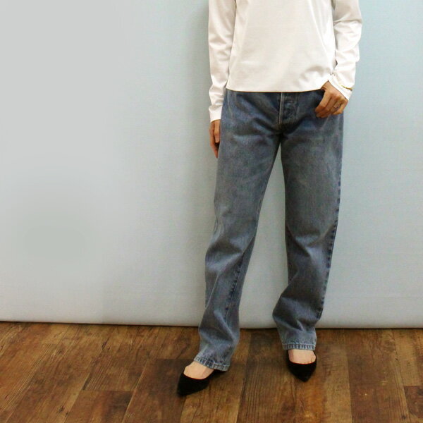 乐天商城 - CLOTH ACROSS クロスアクロス CA26S01 ヴィンテージ ストレート デニム 5P