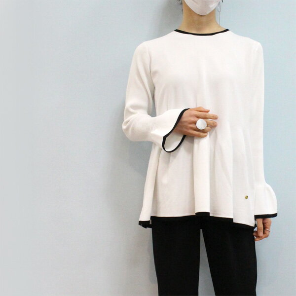 30%OFF/Dignite collier ディニテ コリエ 80241004 エリート ストレッチ ペプラム プルオーバー《セール品につき返品不可》のサムネイル