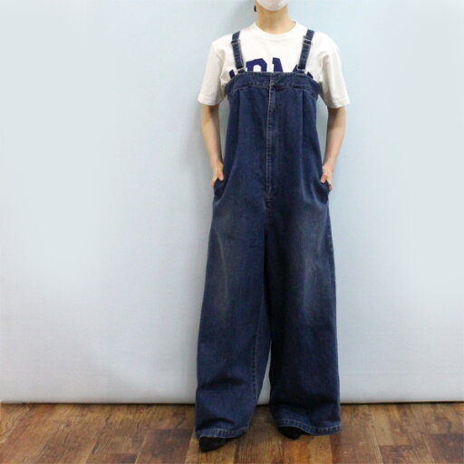 Johnbull ジョンブル JL251P21 デニム タック ベア サロペット Johnbull ジョンブル JL251P21 デニム タック ベア サロペット