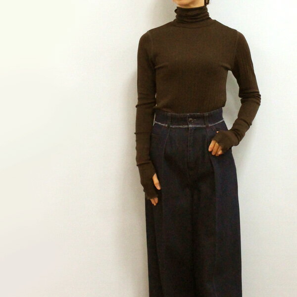 30%OFF/MACPHEE マカフィー TOMORROWLAND トゥモローランド 12-03-34-03301 ウール リブ タートルネック プルオーバー《セール品につき返品不可》