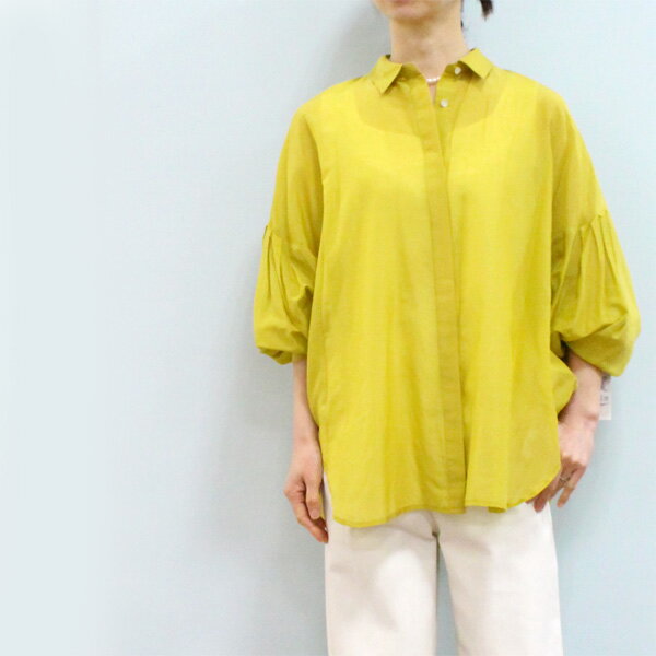 Long-Sleeved - 50%OFF/PASSIONE パシオーネ 526933 コットン シルク ドルマン シャツ《セール品につき返品不可》