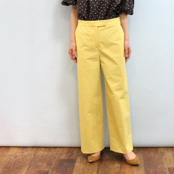 30%OFF/TML COLLECTION トゥモローランドコレクション TOMORROWLAND トゥモローランド 13-04-02-04301 ドライ ツイル セミワイド クロップド パンツ《セール品につき返品不可》