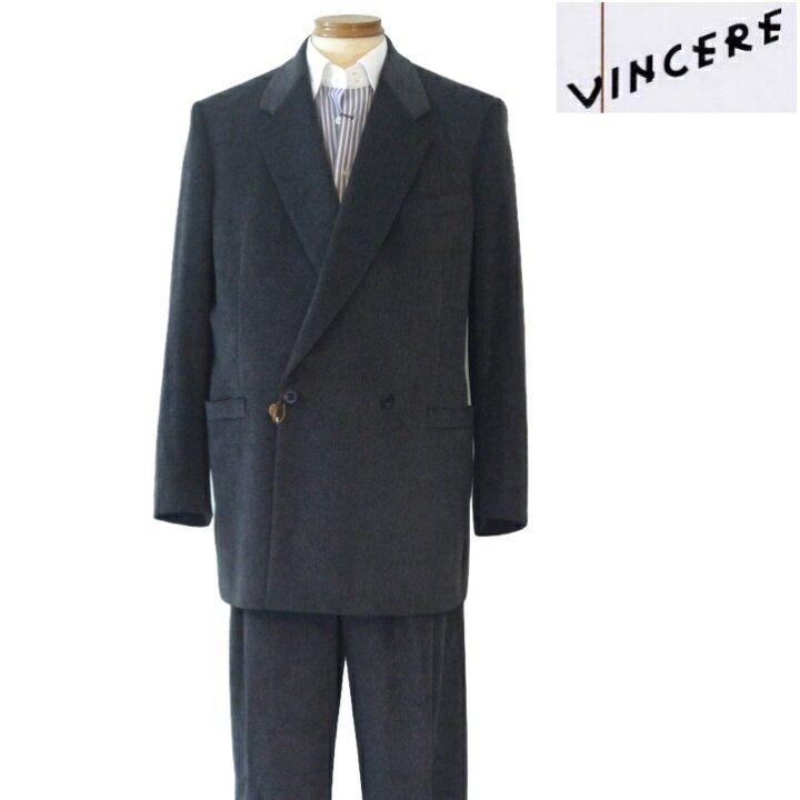 【秋冬SALE】 ヴィンチェ/VINCERE ダブルスーツ 50/LL-100cmサイズ 335-グレー系