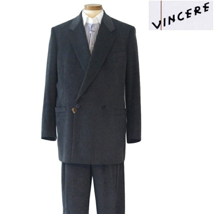 ヴィンチェ/VINCERE【秋冬物】 ダブルスーツ 50/LL-100cmサイズ 335-グレー系