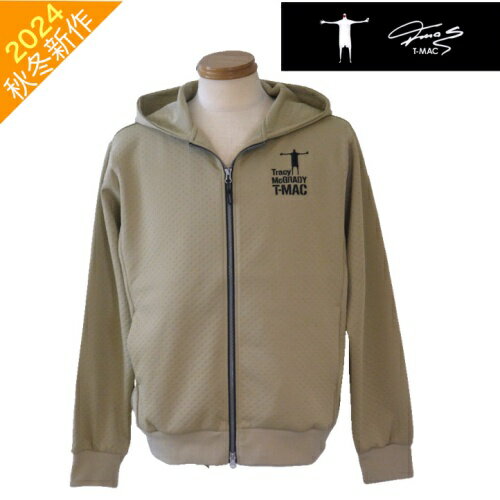 ティーマック/T-MAC ドットエンボスパーカー44/M・46/L・48/LL 112-ベージュ系