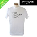 楽天メンズ　つちだ1PIU1UGUALE3 RELAX ウノピゥウノウグァーレトレ リラックス スワロロゴ半袖Tシャツ M・L・XLサイズ 001-s白系