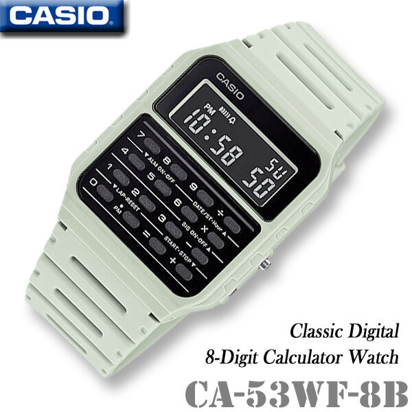 【男女兼用】CASIO CA-53WF-8B CALCULATOR Vintage Mannish Color カシオ カリキュレーター 電卓 メンズ レディース …