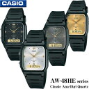 CASIO AW-48HE series 【AW-48HE-1A】【AW-48HE-7A】【AW-48HE-8A】【AW-48HE-9A】カシオ Ana-Digi アナデジ Quartz 男女兼用 ユニセックスサイズ 腕時計 チプカシ海外モデル【新品一年保証】