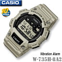 【男性用】CASIO W-735H-8A2 カシオ STANDARD スタンダード デジタル メンズ 男の子 腕時計 ライトグレー【国内未発…