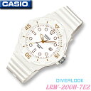 【女性・子供用】CASIO LRW-200H-7E2 キッズ カシオ ダイバールック 人気 アナログ レディース 男の子 女の子 腕時計 白 ホワイト ゴールド 新生活 入学 学生 彼女 誕生日 お祝い ギフト プレゼント 海外モデル チープカシオ【並行輸入 新品一年保証】チプカシ＊送料無料＊