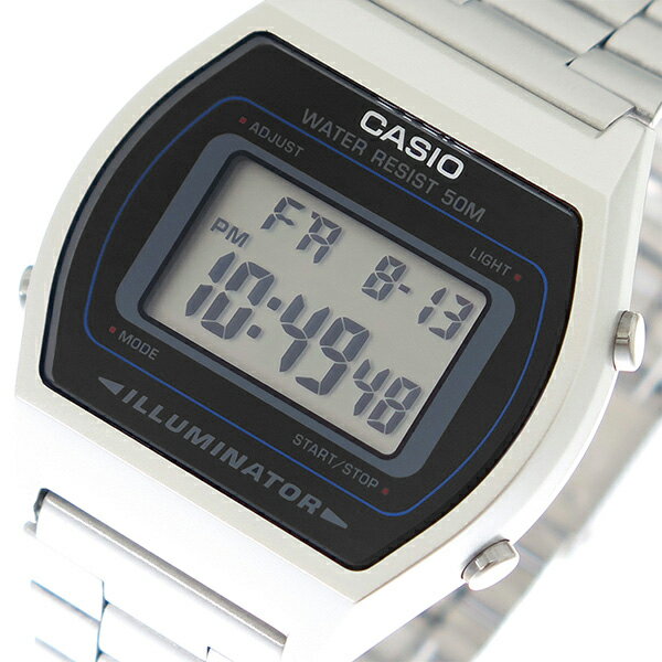 【女性用】CASIO B640WD-1A STANDARD DIGITAL カシオ スタンダード トノー型 デジタル レディース 男の子 女の子 クォーツ 腕時計 シルバー 海外モデル チープカシオ【並行輸入 新品】チプカシ＊送料無料＊