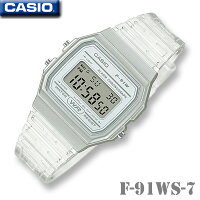 チープカシオ CASIO F-91WS-7 Standard Digital キッズ カシオ スタンダード デジタル メンズ レディース デジタル 腕時計 男女兼用サイズ【国内 F-91WS-7JH と同型】海外モデル【並行輸入 新品】チプカシ＊送料無料＊