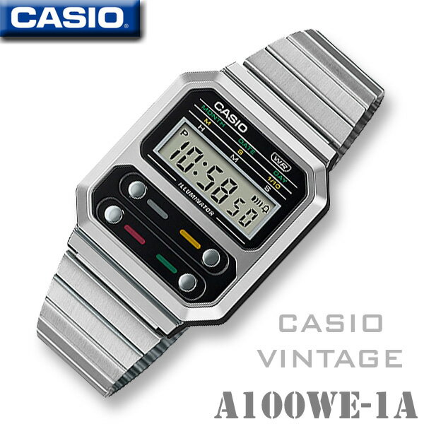 CASIO A100WE-1A Vintage-Style STANDARD DIGITAL カシオ スタンダード デジタル メンズレディース ユニセックスサイ…