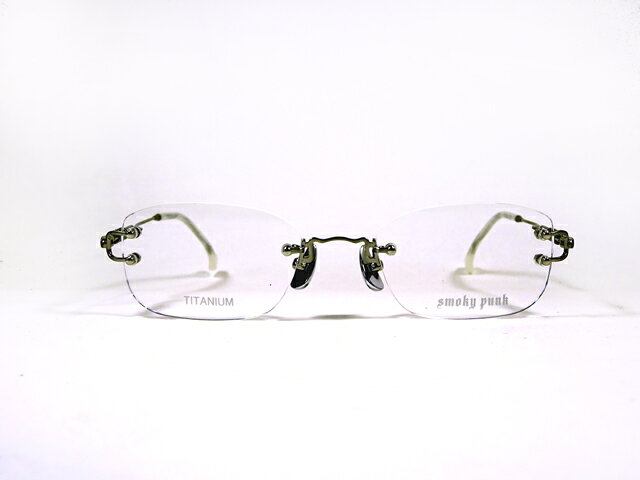No Rim - 【SMOKY PUNK】スモーキー・パンク　SMPK-C PEWTER　メタルフレーム 【送料無料】