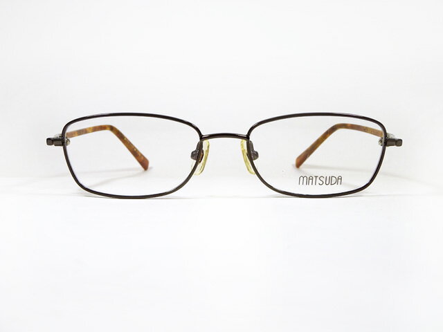 ✨【訳あり】アウトレット ✨希少！MATSUDA（マツダ）10155-BR ヴィンテージメガネフレーム ブラウン系