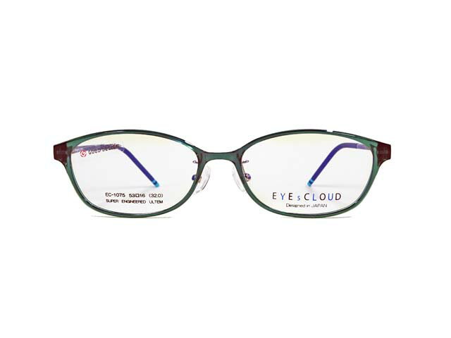 EYEsCLOUD アイクラウドEC-1075 C-6特殊プラスチックフレーム