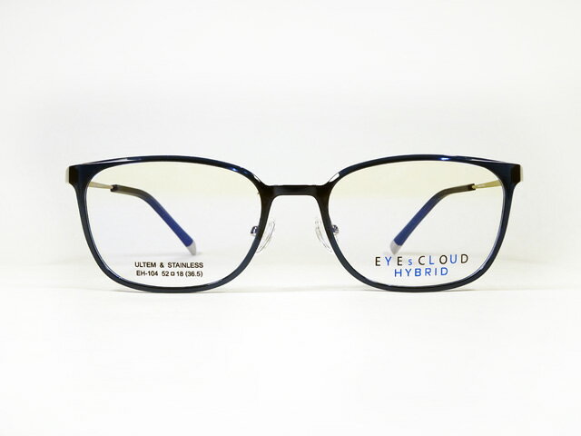 Rakuten - EYEsCLOUD アイクラウド ハイブリッドEH-104 C-2　特殊プラスチックフレーム 軽量眼鏡 老眼鏡・遠近両用対応 新品 送料無料
