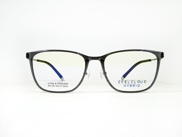 Rakuten - EYEsCLOUD アイクラウド ハイブリッドEH-105 C-4　特殊プラスチックフレーム 軽量眼鏡 老眼鏡・遠近両用対応 新品 送料無料