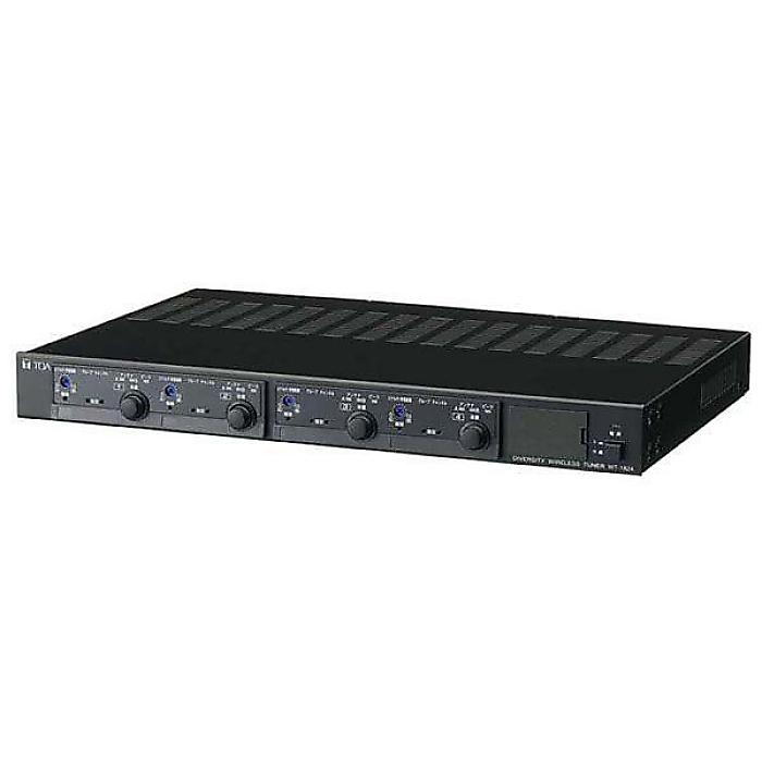 TOA(ティーオーエー) / WT-1824 ワイヤレスチューナーの事ならフレンズにご相談ください。 TOA(ティーオーエー) / WT-1824 ワイヤレスチューナーの特長！水晶制御PLLシンセサイザー方式による800MHz帯...... TOA(ティーオーエー) / WT-1824 ワイヤレスチューナーのココが凄い！ TOA(ティーオーエー) / WT-1824 ワイヤレスチューナーのメーカー説明 水晶制御PLLシンセサイザー方式による800MHz帯ダイバシティワイヤレスチューナーユニットWTU-1830を4台まで装着できる据置型ワイヤレスチューナー。別売りのラック取付金具MB-15Bを用いてラックも装着可能です。 TOA(ティーオーエー) / WT-1824 ワイヤレスチューナーの仕様 ■ダイバシティワイヤレスチューナー■チューナーユニット（WTU1830）2台内蔵、4台まで実装可能■受信周波数=800MHzB帯■付属品：電源コード(2m）、フォン-フォン接続ケーブル、カラーマーク6色、チャンネルシール■寸法・重量：420W×46H×305Dmm、1U、4.1kg※ご使用にあたっては、別途アンテナが必要になります。　→YW/510、YW-520、YW-530A、YW-540、YW-550、YW-560TOA(ティーオーエー) / WT-1824 ワイヤレスチューナーの事ならフレンズにご相談ください。 TOA(ティーオーエー) / WT-1824 ワイヤレスチューナーの特長！水晶制御PLLシンセサイザー方式による800MHz帯...... TOA(ティーオーエー) / WT-1824 ワイヤレスチューナーのココが凄い！ TOA(ティーオーエー) / WT-1824 ワイヤレスチューナーのメーカー説明 水晶制御PLLシンセサイザー方式による800MHz帯ダイバシティワイヤレスチューナーユニットWTU-1830を4台まで装着できる据置型ワイヤレスチューナー。別売りのラック取付金具MB-15Bを用いてラックも装着可能です。 TOA(ティーオーエー) / WT-1824 ワイヤレスチューナーの仕様 ■ダイバシティワイヤレスチューナー■チューナーユニット（WTU1830）2台内蔵、4台まで実装可能■受信周波数=800MHzB帯■付属品：電源コード(2m）、フォン-フォン接続ケーブル、カラーマーク6色、チャンネルシール■寸法・重量：420W×46H×305Dmm、1U、4.1kg※ご使用にあたっては、別途アンテナが必要になります。　→YW/510、YW-520、YW-530A、YW-540、YW-550、YW-560