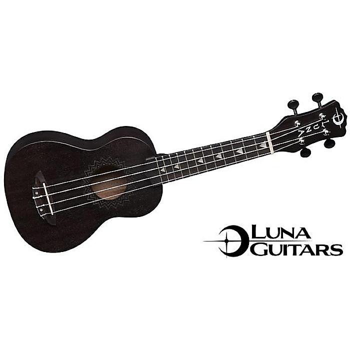 LUNA GUITARS ( ルナギターズ ) / Uke Vintage Mahogany Soprano Black Satin新生活応援