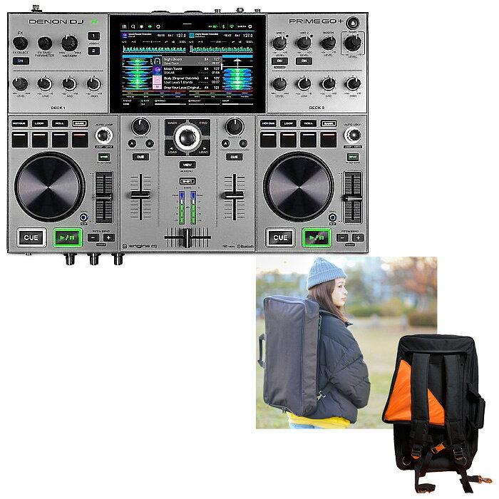 DENON(デノン) / 重複の事ならフレンズにご相談ください。ミュージックハウス フレンズだけの4大特典付き！ USB 3.0 フラッシュメモリ 64GB：1点 ♪詳細♪クリック【11月末入荷予定】Euro Style(ユーロスタイル) / PCDJコントローラバック 【ESPC04】 背負えるリュックストラップ付き 撥水生地・防水ファスナー仕様・米軍スペック生地【対応機種 Pioneer DDJ-SB3,DDJ-FLX4 / NI TRAKTOR KONTROL S2 MK3】：1点 ♪詳細♪クリックサービス品・ノベルディ・セット品の納期は、ご注文のタイミングにより後日配送になる場合がございます。仕様の変更がある場合は同等品となります。以上、予めご了承お願い致します。DENON(デノン) / 重複セット商品一覧PRIME GO単品ケースセット初心者全部入りケースセット(LEDスピーカー)初心者全部入りケースセット(マルチメディアスピーカー)初心者全部入りケースセット(低音ブースト機能付スピーカー)初心者全部入りケースセット(アンプ内蔵木製スピーカー)初心者全部入りケースセット(野外対応スピーカー)音ネタ付き初心者全部入りセット(LEDスピーカー)音ネタ付き初心者全部入りセット(低音ブースト機能付スピーカー)音ネタ付き初心者全部入りセット(アンプ内蔵木製スピーカー)音ネタ付き初心者全部入りセット(マルチメディアスピーカー)音ネタ付き初心者全部入りセット(野外対応スピーカー)PRIME GO単品【限定価格】PRIME GO単品 DENON(デノン) / 重複の特長！Amazon Music Unlimited、TIDAL、Beatsource対応1億曲以上に対応！ DENON(デノン) / 重複のココが凄い！Amazon Music Unlimited、TIDAL、Beatsource対応1億曲以上し、前モデル”Prime Go”から”Prime Go +”にアップグレード。小型でありながら、プロの現場にも対応できるようにXLRバランス出力、RCA出力、マイク入力など豊富なプロ仕様の接続に対応できるようになっています。クラブの現場では、XLRバランス入力が多いのでこちらで本気の機材具合が伺えます。今では重要であり、基本機能として搭載されるべき、現場向きのビートと連動して効果的なエフェクトを26種類とパッド操作でエフェクトを操作できるパフォーマンスパッドも備えており、小型DJ機材で最強と言える仕様になっています。 DENON(デノン) / 重複のメーカー説明 Denon DJ Prime Go +は、ハイエンドなパフォーマンス機能と桁外れの音楽ストリーミング機能を統合したポータビリティに優れた、バッテリー駆動のスタンドアロンDJコントローラーです。モバイルDJ向けに設計されたDenon DJ Prime Go +は、バッテリー駆動のスタンドアロンDJコントローラーです。Wi-FiやBluetoothによる音楽ストリーミング機能を備え、Amazon Music Unlimited、TIDAL、Beatsource、などのサービスから1億曲以上にアクセス可能です。SDカードやUSBポートも搭載しており、ライブラリ管理も自在です。コンパクトながら、XLRバランス出力、RCA出力、マイク入力など豊富なプロ仕様の接続オプションを持ち、どんな現場に対応します。さらに、26種類のエフェクトやパフォーマンスパッドも備え、プロフェッショナルなパフォーマンスが可能です。Engine DJ OSにより、定期的なアップデートで新機能が追加され、常に最新のテクノロジーを提供します。Denon DJ PRIME GO+は、ハイエンドなパフォーマンス DENON(デノン) / 重複の仕様 PRIME GO+ 技術仕様: 重量および外形寸法 製品のみ 重量 (Kg): 3.68 寸法 (mm): 411 W, 274 D, 53 H 化粧箱を含む 重量 (Kg): 5.11 寸法 (mm): 535 W, 390 D, 169 H オーディオ仕様 周波数特性: 20 Hz - 20 kHz (+/- 1 dB) ダイナミックレンジ: ＞ 109 dB (A特性) S/N比: ＞ 92 dB (A特性) クロストーク: ＜ -88 dB (1 kHz, ユニティ) ヘッドルーム: Aux: ＞ 15 dB マイク入力: ＞ 20 dB 出力: ＞ 15 dB T.H.D. Aux: ＜ 0.01% (1 kHz, ユニティ) マイク: ＜ 0.02% (1 kHz, ユニティ) 全て新品。ケーブル・消耗品以外メーカー1年保証書付のでご安心してお買いもの頂けます。DENON(デノン) / 重複の事ならフレンズにご相談ください。 ミュージックハウス フレンズだけの4点大特典付き！ USB 3.0 フラッシュメモリ 64GB：1点 ♪詳細♪クリック【11月末入荷予定】Euro Style(ユーロスタイル) / PCDJコントローラバック 【ESPC04】 背負えるリュックストラップ付き 撥水生地・防水ファスナー仕様・米軍スペック生地【対応機種 Pioneer DDJ-SB3,DDJ-FLX4 / NI TRAKTOR KONTROL S2 MK3】：1点 ♪詳細♪クリック DENON(デノン) / 重複の特長！Amazon Music Unlimited、TIDAL、Beatsource対応1億曲以上に対応！ DENON(デノン) / 重複のココが凄い！Amazon Music Unlimited、TIDAL、Beatsource対応1億曲以上し、前モデル”Prime Go”から”Prime Go +”にアップグレード。小型でありながら、プロの現場にも対応できるようにXLRバランス出力、RCA出力、マイク入力など豊富なプロ仕様の接続に対応できるようになっています。クラブの現場では、XLRバランス入力が多いのでこちらで本気の機材具合が伺えます。今では重要であり、基本機能として搭載されるべき、現場向きのビートと連動して効果的なエフェクトを26種類とパッド操作でエフェクトを操作できるパフォーマンスパッドも備えており、小型DJ機材で最強と言える仕様になっています。 DENON(デノン) / 重複のメーカー説明 Denon DJ Prime Go +は、ハイエンドなパフォーマンス機能と桁外れの音楽ストリーミング機能を統合したポータビリティに優れた、バッテリー駆動のスタンドアロンDJコントローラーです。モバイルDJ向けに設計されたDenon DJ Prime Go +は、バッテリー駆動のスタンドアロンDJコントローラーです。Wi-FiやBluetoothによる音楽ストリーミング機能を備え、Amazon Music Unlimited、TIDAL、Beatsource、などのサービスから1億曲以上にアクセス可能です。SDカードやUSBポートも搭載しており、ライブラリ管理も自在です。コンパクトながら、XLRバランス出力、RCA出力、マイク入力など豊富なプロ仕様の接続オプションを持ち、どんな現場に対応します。さらに、26種類のエフェクトやパフォーマンスパッドも備え、プロフェッショナルなパフォーマンスが可能です。Engine DJ OSにより、定期的なアップデートで新機能が追加され、常に最新のテクノロジーを提供します。Denon DJ PRIME GO+は、ハイエンドなパフォーマンス機能と桁外れの音楽ストリーミング機能を統合した、ポータビリティに優れたバッテリー駆動のスタンドアロンDJコントローラーです。モバイルDJのためにデザインされたPRIME GO+は、伝説的なPRIME DENON(デノン) / 重複の仕様 PRIME GO+ 技術仕様: 重量および外形寸法 製品のみ 重量 (Kg): 3.68 寸法 (mm): 411 W, 274 D, 53 H 化粧箱を含む 重量 (Kg): 5.11 寸法 (mm): 535 W, 390 D, 169 H オーディオ仕様 周波数特性: 20 Hz - 20 kHz (+/- 1 dB) ダイナミックレンジ: ＞ 109 dB (A特性) S/N比: ＞ 92 dB (A特性) クロストーク: ＜ -88 dB (1 kHz, ユニティ) ヘッドルーム: Aux: ＞ 15 dB マイク入力: ＞ 20 dB 出力: ＞ 15 dB T.H.D. Aux: ＜ 0.01% (1 kHz, ユニティ) マイク: ＜ 0.02% (1 kHz, ユニティ) 全て新品。ケーブル・消耗品以外メーカー1年保証書付のでご安心してお買いもの頂けます。