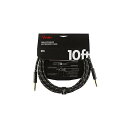 FENDER ( フェンダー ) / Deluxe Series Instrument Cable Black Tweed S/S 3m夏休みセール