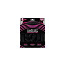ERNIE BALL ( アーニー・ボール ) / 30 COILED STRAIGHT / STRAIGHT INSTRUMENT CABLE - BLACK...