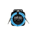 ERNIE BALL ( アーニー・ボール ) / Flex Instrument Cable S/S 10ft - Blue夏休みセール