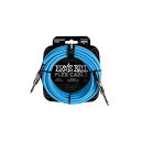 ERNIE BALL ( アーニー・ボール ) / Flex Instrument Cable S/S 20ft - Blue夏休みセール