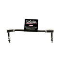 ERNIE BALL ( アーニー・ボール ) / 3inch Flat Ribbon Stereo Patch Cable Black Single夏休みセー...