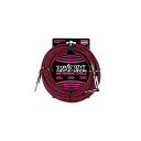 ERNIE BALL ( アーニー・ボール ) / Braided Instrument Cable Black/Red #6062夏休みセール