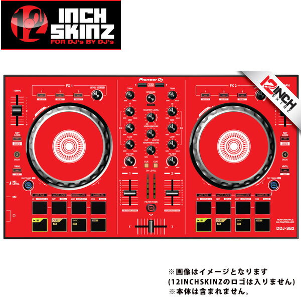 12inch SKINZ / Pioneer DDJ-SB2 SKINZ (Red) 【DDJ-SB2用スキン】お中元 セール