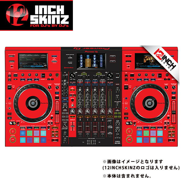 12inch SKINZ / Pioneer DDJ-RZX SKINZ (RED/BLACK) 【DDJ-RZX用スキン】お中元 セール