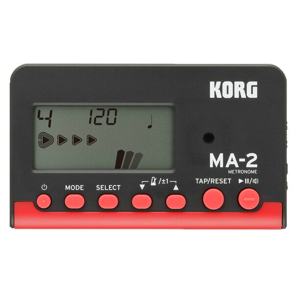 【メール便/送料無料】 Korg(コルグ) / MA-2-BKRD (ブラックレッド) - 管弦楽器 メトロノーム 新生活応援【メール便/送料無料】