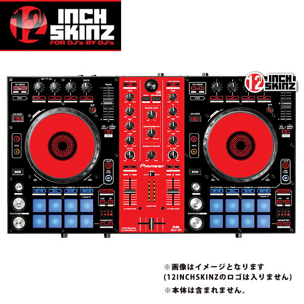 12inch SKINZ / Pioneer DDJ-SR SKINZ (Black/Red) 【DDJ-SR用スキン】お中元 セール