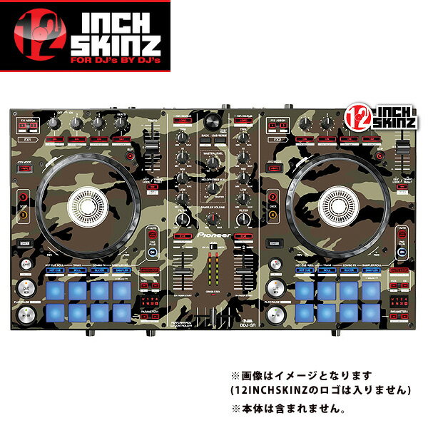 12inch SKINZ / Pioneer DDJ-SR SKINZ (Camouflage Woodland) DDJ-SRѥ...