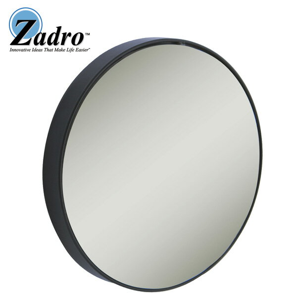 Zadro / FC15 (Black) 拡大鏡 鏡面 直径 8cm 【15倍率】 ザドロ 吸盤付ミラー