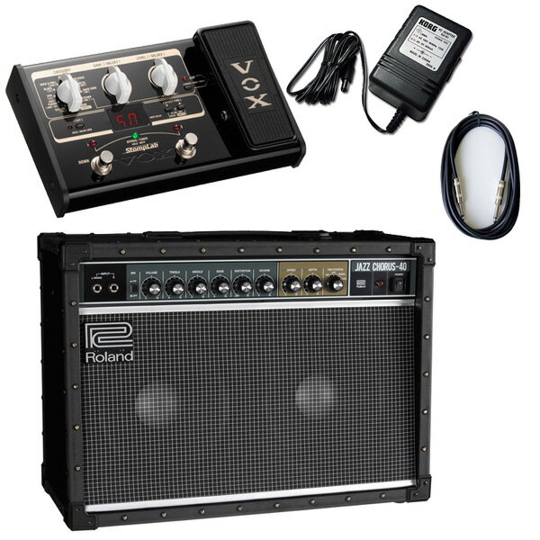 3大特典付 【VOX SL2Gマルチエフェクターセット】 Roland(ローランド) / JAZZ CHORUS JC-40 / StompLab SL2G「純正ACアダプター（KA-181）付」 - 40W ギター アンプ -のサムネイル